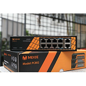 BỘ CHIA MẠNG SWITCH POE 8 PORT 10/100M + 2 PORT UPLINK - Hàng chính hãng