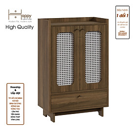 Mua  Happy Home Furniture  MEYDAN  Tủ giày 2 cánh mây  65cm x 34cm x 100cm ( DxRxC)  TCM_055
