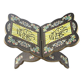 Retro Islam Holy Book Stand Bible Wooden Reading Holder Desk Bookstand Display