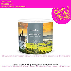 Mua Nến thơm Goose Creek GERMANY Black Forest Cake bộ WORLD TRAVELER CANDLES