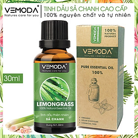 Tinh dầu Sả chanh nguyên chất Vemoda 30ML giúp khử mùi, xua đuổi côn trùng, chống trầm cảm, giải cảm, làm đẹp