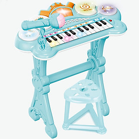 Đồ chơi bộ Đàn piano 2 màu hát được cho bé trai và gái - Hộp quà tặng ý nghĩa