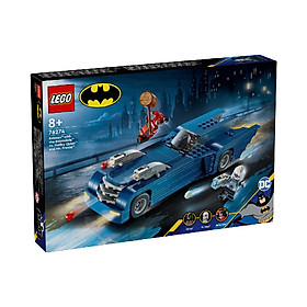 LEGO SUPERHEROES 76274 Đồ Chơi Lắp Ráp Siêu Xe Người Dơi Đối Đầu Harley Quinn (435 chi tiết)