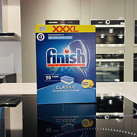 Viên rửa bát Finish Classic 90 viên hương chanh - 2 chức năng