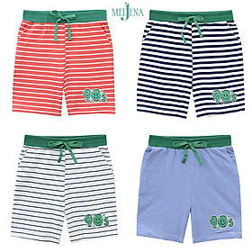 Quần Cho Bé Trai Sọc từ 20-40 kg - Vải Chân Cua - MEEJENA 1135 - Xanh bích - 6  20-24 kg