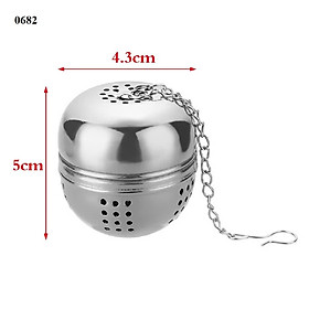 Mua Dụng cụ lọc gia vị  giỏ lọc gia vị bằng inox Dụng cụ thảo dược  gia vị hầm và lọc trà hình quả cầu bằng inox IN48 (Chọn kích thước)