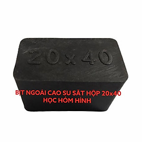 Mua Combo 10 Chụp bịt cao su ngoài sắt hộp 20x40