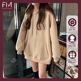 Áo hoodie nữ thời trang Hàn Quốc, chất nỉ bông nhẹ, ấm áp, trẻ trung, năng động - FORMEN SHOP - FM7GV016