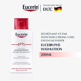 Sữa tắm cho da nhạy cảm Eucerin pH5 Washlotion 200ml