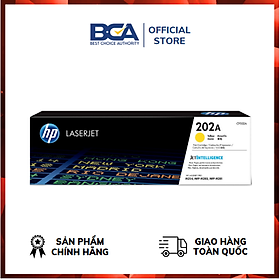 Mực in HP 202A Yellow Original LaserJet Toner Cartridge (CF502A) - Hàng chính hãng