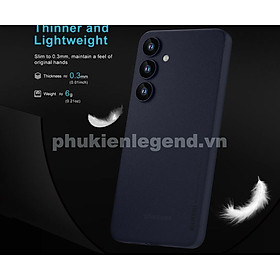 Ốp lưng nhám chống sốc siêu mỏng 0.3mm cho Samsung Galaxy S24 hiệu Memumi có gờ bảo vệ camera - Hàng chính hãng