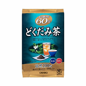 Trà diếp cá túi lọc Orihiro 180g 3g x 20 gói x 3 túi