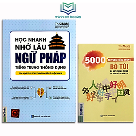 [Download Sách] Combo 2 Cuốn Chinh Phục Kì Thi HSK: Học Nhanh Nhớ Lâu Ngữ Pháp Tiếng Trung Thông Dụng + 5000 Từ Vựng Tiếng Trung Bỏ Túi - MCBooks x MinhAnBooks