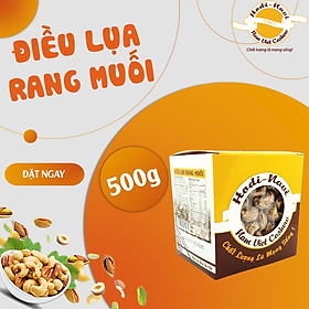 Hạt điều lụa rang muối Hodi - NaVi hộp hút chân không 500g