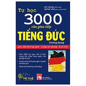 Sách Tự Học 3000 Câu Giao Tiếp Tiếng Đức Thông Dụng