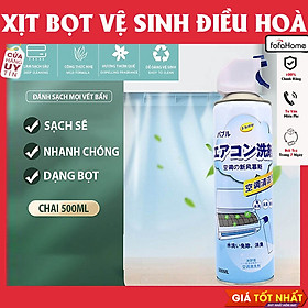 Mua Chai Xịt Bọt Vệ Sinh Máy Lạnh - Chai Xịt Bọt Tuyết Vệ Sinh Điều Hòa Dung Tích 500ml