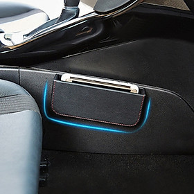 Di Galen car seat quilting storage box multi-function slot storage box car supplies storage bag brown