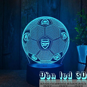 Mua Đèn led 3D USB logo Arsenal ĐÈN NGỦ ĐÈN TRANG TRÍ 16 MÀU CÓ ĐIỂU CHUYỂN CHẾ ĐỘ MÀU