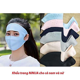 Khẩu trang chống nắng Ninja nhiều màu