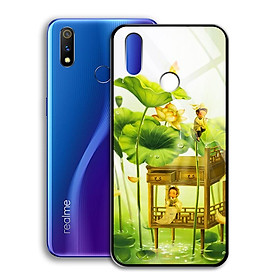 Ốp Lưng Kính Cường Lực cho điện thoại Realme 3 Pro - 0367 7884 ANNHIEN02 - Hàng Chính Hãng