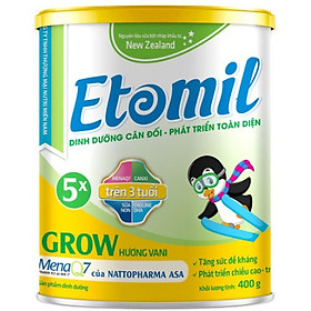 Sữa Etomil 5X Grow hộp 700g - Giúp bé tăng cường phát triển chiều cao Sữa