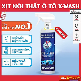 Chai Xịt Tẩy Rửa Nội Thất Xe Hơi Ôtô XWASH 500ml ,Làm Sạch Nội Thất An Toàn Không Hóa Chất