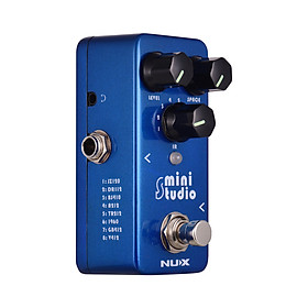 NUX NSS-3 Mini Studio Speaker Cabinet Simulator Effect Pedal Impulse Response IR Loader Built-in 8 Speaker Cabinet