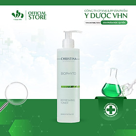 Nước Hoa Hồng Bio Phyto Refreshing Toner CHRISTINA Hỗ Trợ Se Khít Lỗ Chân Lông, Cân Bằng Độ Ẩm Cho Da 300ml