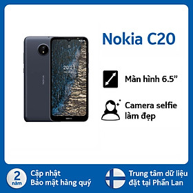 Điện thoại Nokia C20 2GB/16GB - Hàng chính hãng - Blue