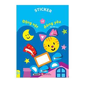 Sách - Sticker Động Vật Đáng Yêu - Dành cho bé 2-5 tuổi - ndbooks