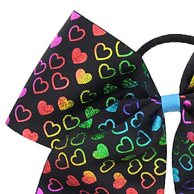 8 Inch Large Colorful Bow Hairpin Girls Bows With Rope Hair Bows U Pick