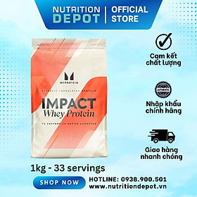 Sữa tăng cơ Impact Whey Protein Myprotein 1kg - Nutrition Depot