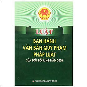 Sách - Luật ban hành văn bản quy phạm pháp luật