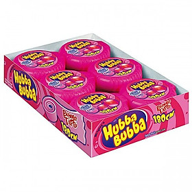 Lốc 12 cuộn Kẹo gum cuộn siêu dài Hubba Bubba Mega Lang vị Bubblegum 180cm