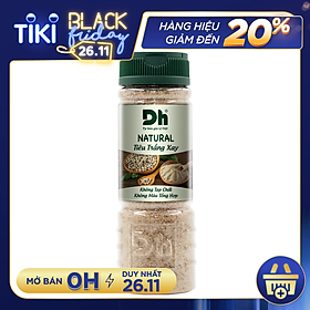 Natural Tiêu trắng xay 80gr Dh Foods