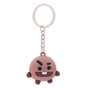 Móc Khóa Nhựa Hình Nhân Vật BTS BT21 - Bánh Quy Shooky