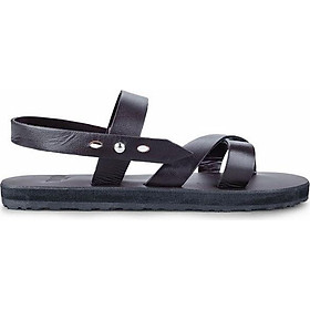 Giày Sandal Nam Da Casual - Nâu