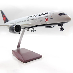 MÔ HÌNH MÁY BAY B787 CANADA AIRLINES 47CM CÓ LED EVERFLY