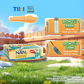 Thùng sữa bột pha sẵn Thực phẩm bổ sung Nestlé NANGROW 9(4x110ml) sữa mát công thức từ Thụy Sĩ với 100% Canxi giúp bé cao lớn vượt trội dành cho bé từ 1 tuổi