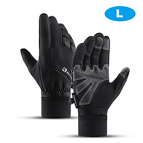 Gloves Hand Warmer Gloves Sensitive Screen Touching/ Waterproof/ Elastic Cuffs Design for Outdoor Activities Climbing