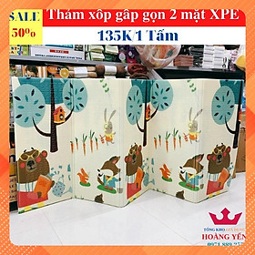 Mua Thảm xốp gấp gọn xpe 2 mặt cho bé tập bò chống ngã chống thấm  Chiếu Ngủ Văn Phòng