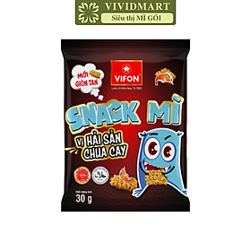 VIFON - Snack mì Vifon hương vị Hải Sản Chua Cay (30g/gói) - Vifon Snack Hải sản chua cay ăn liền