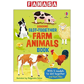 Sách ngoại văn: Slot-Together Farm Animals Book