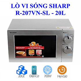 Mua Lò Vi Sóng Sharp R-207VN-SL 700W 20 Lít . Hàng Chính Hãng