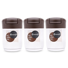 Combo 03 chai/lọ/hũ đựng gia vị muối, tiêu, ớt 68ml hàng nội địa Nhật Bản