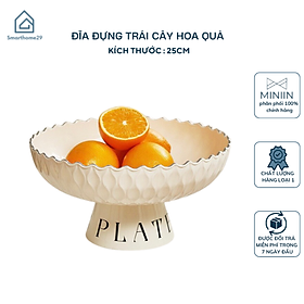 Mua Khay Đựng Bánh Kẹo  Hoa Quả Có Nắp Đậy Và Đế Thoát Nước Tiện Dụng - Có Thể Đựng Bánh Kẹo  Trang Trí Ngày TẾt - HÀNG CHÍNH HÃNG MINIIN