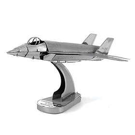 Máy bay tiêm kích F35 - Mô hình tự lắp ráp 3D bằng kim loại không gỉ Metal cao cấp