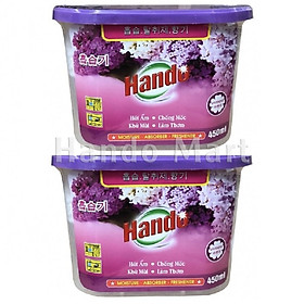 Combo 2 Hộp Hút Ẩm Khử Mùi Nấm Mốc Hương Lavender 450Ml