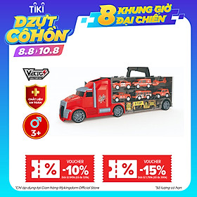 Đồ chơi mô hình VECTO Xe tải nhiều ngăn cứu hoả cỡ nhỏ 666-03K
