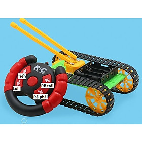 Mua Bộ chế tạo xe tăng DIY điều khiển từ xa tần số 2.4g di chuyển 4 hướng tự lắp ráp